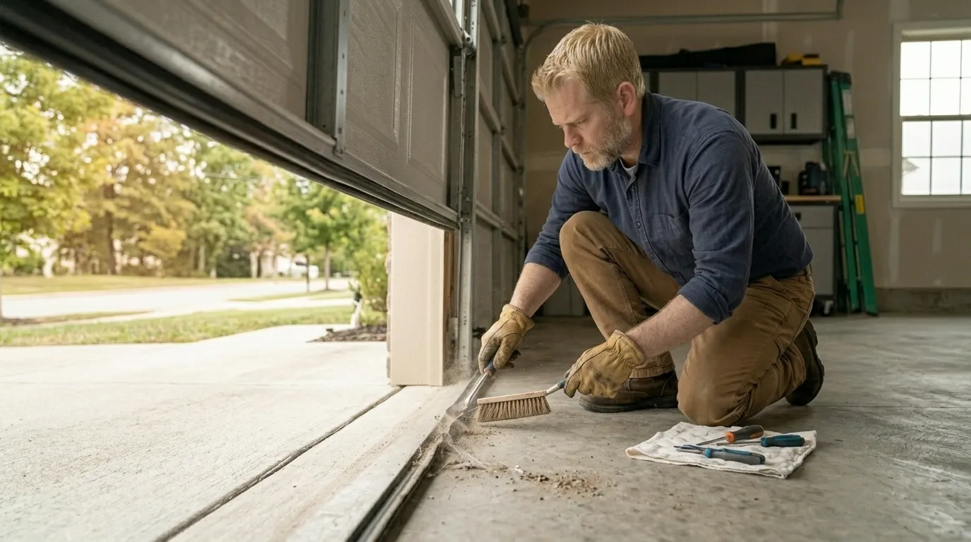 Garage door repair work in Oklahoma City, OK